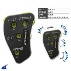 Champro Plate Brushes & Indicators 4-Way Plastic Umpire Indicator Ball, Strike, Out, Inning