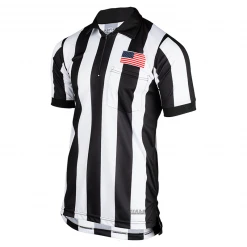 Smitty Apparel MADE IN THE USA Smitty Short Sleeve 2¼" Stripe W/ Dye Sublimated Flag