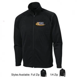 CHOOSE FULL ZIP OR 1/4 ZIP Illinois Logo Basketball Referee Jackets