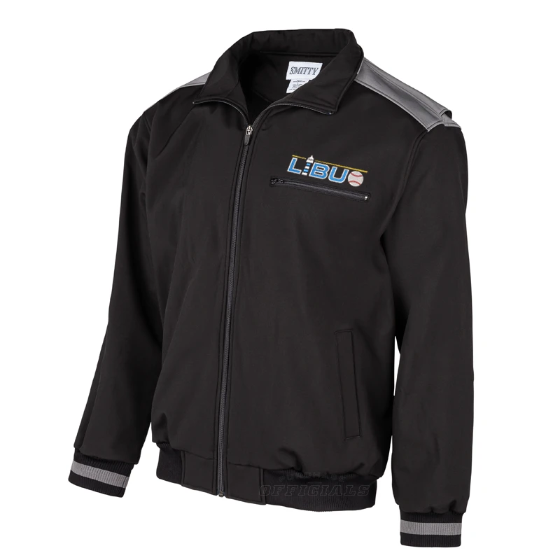 Best Sale 🤩 Smitty Apparel CO. LIBUO Logo MLB Full Zip Thermal Fleece Umpire Jacket 👏 3 Smitty Apparel CO. LIBUO Logo MLB Full Zip Thermal Fleece Umpire Jacket