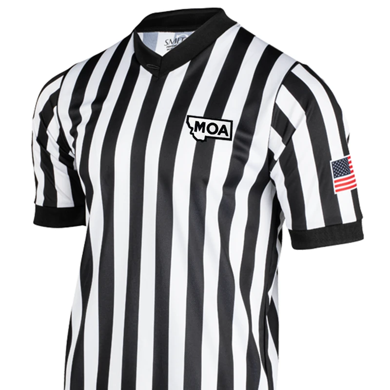 New ⭐ Men's Or Women's Available Montana MOA Logo Basketball Referee V-Neck Shirts 😉 3 Men's Or Women's Available Montana MOA Logo Basketball Referee V-Neck Shirts