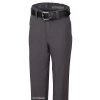 Smitty Apparel CO. Smitty Women's Charcoal 4-Way Stretch Flat Front Pants College Softball Uniforms