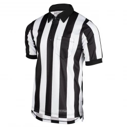 CHOOSE MESH OR ELITE Smitty 2" Stripe Short Sleeve Referee Shirts