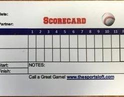 TheSportsLoft Baseball Reusable Scorecard Other Baseball Accessories